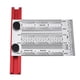thumbnail image 1 of T Rule Stainless Steel Silver Scribing Ruler Woodworking Measuring Tool Positioning Gauge 3in, 1 of 5