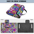 thumbnail image 5 of Yuyamidu Hippie Flowers Golf Cart Seat Covers Soft Club Car Cart Seat Towel Blanket with 4 Front Pockets for More 2-Seats Golf Carts Travel Sports, 5 of 8