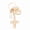 Color;White, variant on Elegant Resins Crosses and Butterfly Keychain with Tassels for Christian Religious Believers Backpack Bag Charm Keyring