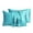 Turquoise, variant on Auchen Satin Pillow Case, 2 Pack Satin Queen Silky Pillowcase for Hair and Skin, Satin Pillowcase Set of 2-Queen Size(20"x30")White