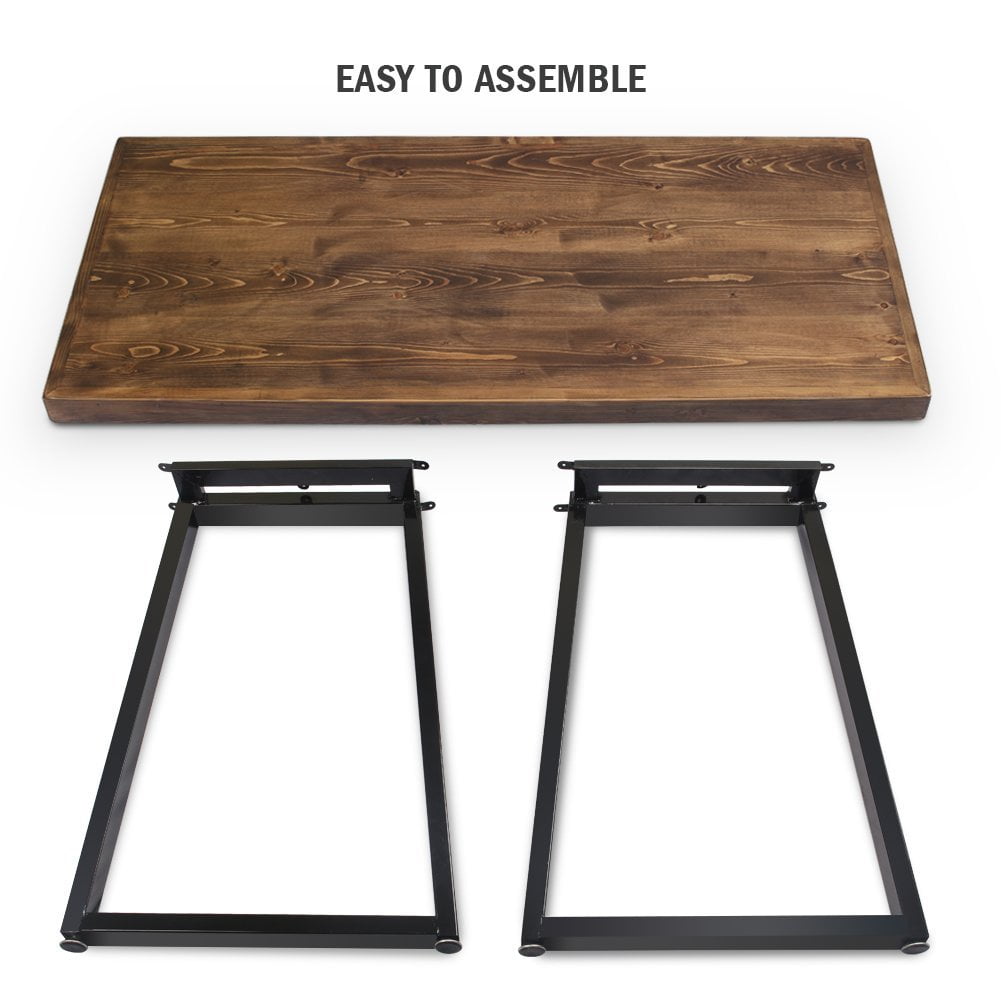 Tribesigns 55 Solid Wood Computer Desk Simple Retro Style Office Tribesigns 55 Solid Wood Computer Desk Simple Retro Style Office Workstation Espresso Wengue Finish Com