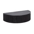 thumbnail image 5 of Kate and Laurel Reid Ribbed Wooden Floating Side Table, 20 x 11 x 6, Black, Modern Wood Floating Nightstand with Storage Drawer for Apartment or Dorm Room Decor, 5 of 10