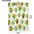 thumbnail image 2 of FMSHPON Cactus Clipboard Hardboard Wood Nursing Clip Board and Pull for Standard A4 Letter 13x9 inches, 2 of 7