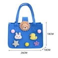thumbnail image 2 of Bolsa de mano de fieltro Totes Kids Cute Cartoon Fabric Top-Handle Shopping Shoulder Bag JShteea Para Estrenar, 2 of 8