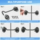 thumbnail image 4 of Uxcell 2-Pack Pestillo de Gancho y Ojo para Puerta 4 Pulgadas Gancho y Ojo de Acero Inoxidable 201 para Puerta/Ventana/Gabinete Negro, 4 of 6