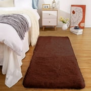 Ycandiee Rug 15.7x31.4 Feet, Fluffy Area Rugs for Bedroom Shaggy, Living Room Rug Soft Rugs for Kids Room Non-slip Nursery Office Dorm Washable Carpets Home Decor