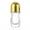 Clear, variant on ievspot Glass Bottle with Roller 30/50ml Rose Quartz Roller Refillable Bottle Mini Roll-on Glass Bottle Leak-proof Essential Oil Container with for Perfume