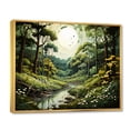thumbnail image 2 of Designart "Forest Woods Pastoral IV" Landscapes Floater Framed Canvas Wall Art, 2 of 7
