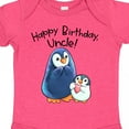 thumbnail image 4 of Inktastic Happy Birthday, Uncle Cute Penguins Boys or Girls Baby Bodysuit, 4 of 5