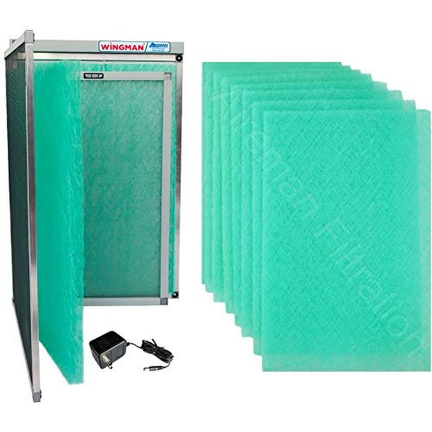14x25x1 Electronic Air Filter Including Year Supply of Replacement Pads