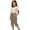 Khaki, variant on Shachafan Lightweight Girls Beach Casual Pants For And Summer Solid Color Capri Style Kids Trousers With Comfortable Fit And Easy Care Girls Pats