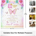 thumbnail image 3 of 11 Year Old Girl Birthday Gifts, Best Birthday Gifts for 11 Year Old Girls, 11 Year Old Girl Gift Ideas, Cool Presents Stuff for Girls Age 11, 11th Birthday Decorations Throw Blanket 50"X60", 3 of 6