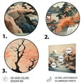 thumbnail image 3 of Designart "Silk Road China Art painting II" Chinese Metal Wall Decor, 3 of 5