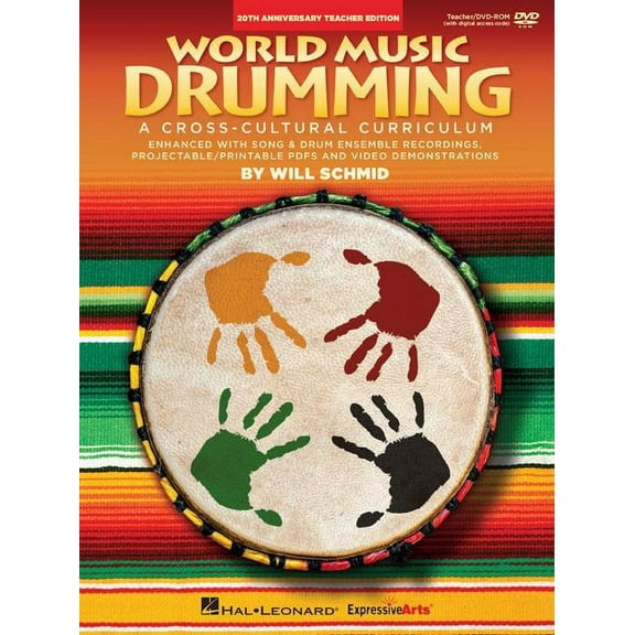 Hal Leonard World Music Drumming: Teacher/DVD-ROM (20th Anniversary Edition)