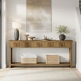 thumbnail image 4 of Wood Console Table Long Sofa Table with 3 Drawers, 70.9 inch Entryway Table, 4 of 8