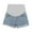 Blue, variant on Zwiiyzr Maternity Jean Shorts for Women Summer Ripped Denim Shorts Stretch Belly Pregnant Pants Black