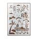 thumbnail image 2 of Bewildely Plantilla de pintura para niños, adorno hueco, plantilla de estampado decorativa, elementos, plantillas de grabado para álbum de Decoración del hogar El verano, 2 of 6