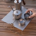 thumbnail image 2 of Ti BBQ Foldable Campfire Barbecue Desk Camping Grill Table for, 2 of 8
