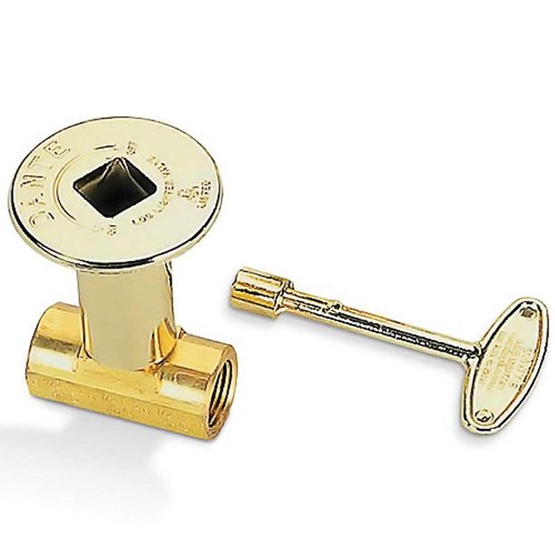 Gas ShutOff Floor Valve Straight