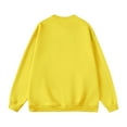 thumbnail image 4 of GrmtClth Crewneck Sweatshirt Men Relaxed Fit Long Sleeve Pullover Tops Thermal Casual Sweatshirt 2025 Fall Winter Yellow M, 4 of 4
