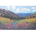 thumbnail image 2 of OToole, Tim 14x11 Black Ornate Wood Framed with Double Matting Museum Art Print Titled - Mountain Pass II, 2 of 4