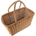 thumbnail image 2 of Monyance Storage Basket Woven Rattan Market Basket for Outdoor Travel and Family Party(14.17X8.27X7.48Inches), 2 of 11