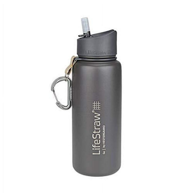 NEW! LifeStraw Go Series - 18 oz Stainless Steel Water Bottle with