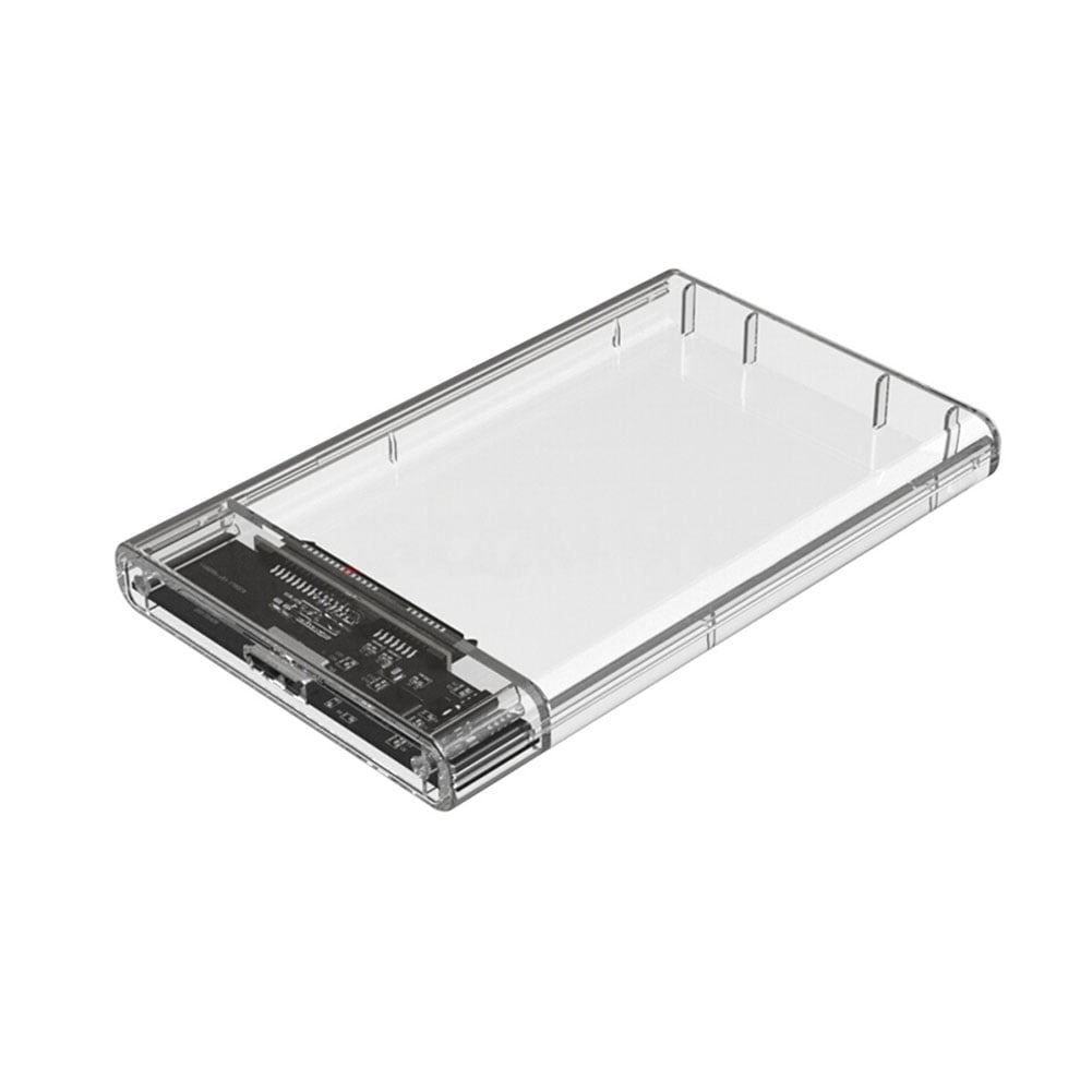 High Speed Clear SATA3 to USB3.0 Mobile HDD SSD Case Box External Enclosure Hot 