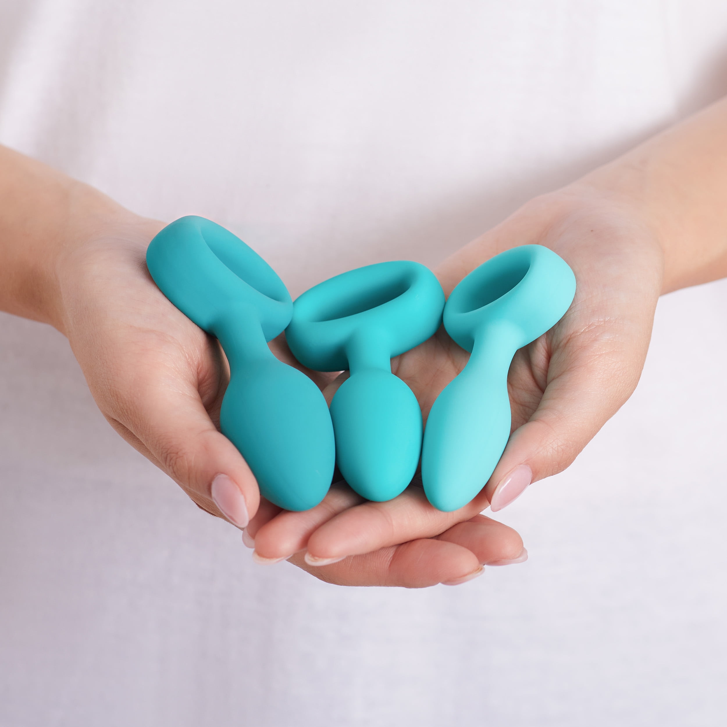 plusOne 3 piece Butt Plug Training Set, Waterproof