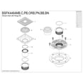thumbnail image 3 of Kingston Brass BSFK4464ORB Watercourse 4-Inch Brass Square Grid Shower Drain with Hair Strainer and Base Flange in Oil Rubbed Bronze, 3 of 5
