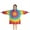 Colorful Rainbow Tie, variant on Colorful Rainbow Tie Dye Spiral Pattern Blanket Hoodies for Kids 6-13YR Oversize Wearable Blanket Hoodies for Boys Girls Teens