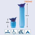 thumbnail image 2 of Inodoro suave para orinar para uso en exteriores - Botella portátil (1 unidad, azul) ER, 2 of 4