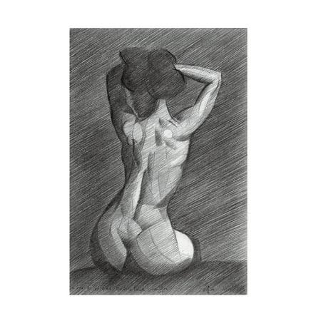 Trademark Fine Art Corne Akkers A 2nd Tribute to Bettie Page Canvas Wall Art – 16×24