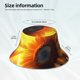 thumbnail image 3 of Balery Sunset Coast Sunflower Sombreros para el sol para hombre y mujer, sombrero de pescador con UPF 50+, 3 of 6