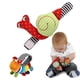 thumbnail image 4 of Baby Wrist Bell Sonajeros Caracol Oruga Reloj Caracol De Dibujos Animados Correa De Muñeca De Algodón Eigraketly FN003287-00, 4 of 6