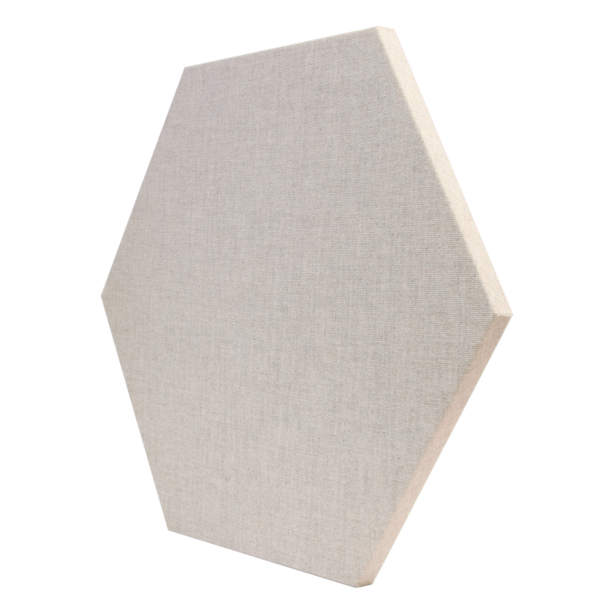 ATS Acoustics Hexagon Fire Rated Sound Absorbing Acoustic Panel 24" x 1" (Platinum)
