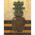 thumbnail image 2 of Wyatt Jr., Norman 12x14 Black Ornate Wood Framed with Double Matting Museum Art Print Titled - Regal Pineapple I, 2 of 4