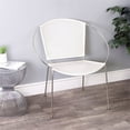 thumbnail image 4 of Butler Specialty Milo White Leather Accent Chair, 4 of 7