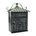 thumbnail image 1 of GUOOL Letter Box Mailbox European Hanging Mail Organizer Wall Mount Locking Suggestion Black, 1 of 8