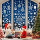 thumbnail image 5 of Christmas Window Stickers,Christmas Decorations,10 Sheets PVC Static Snow Window Stickers, 3D Reusable and Detachable, Window Displays Stickers,Party, 5 of 5