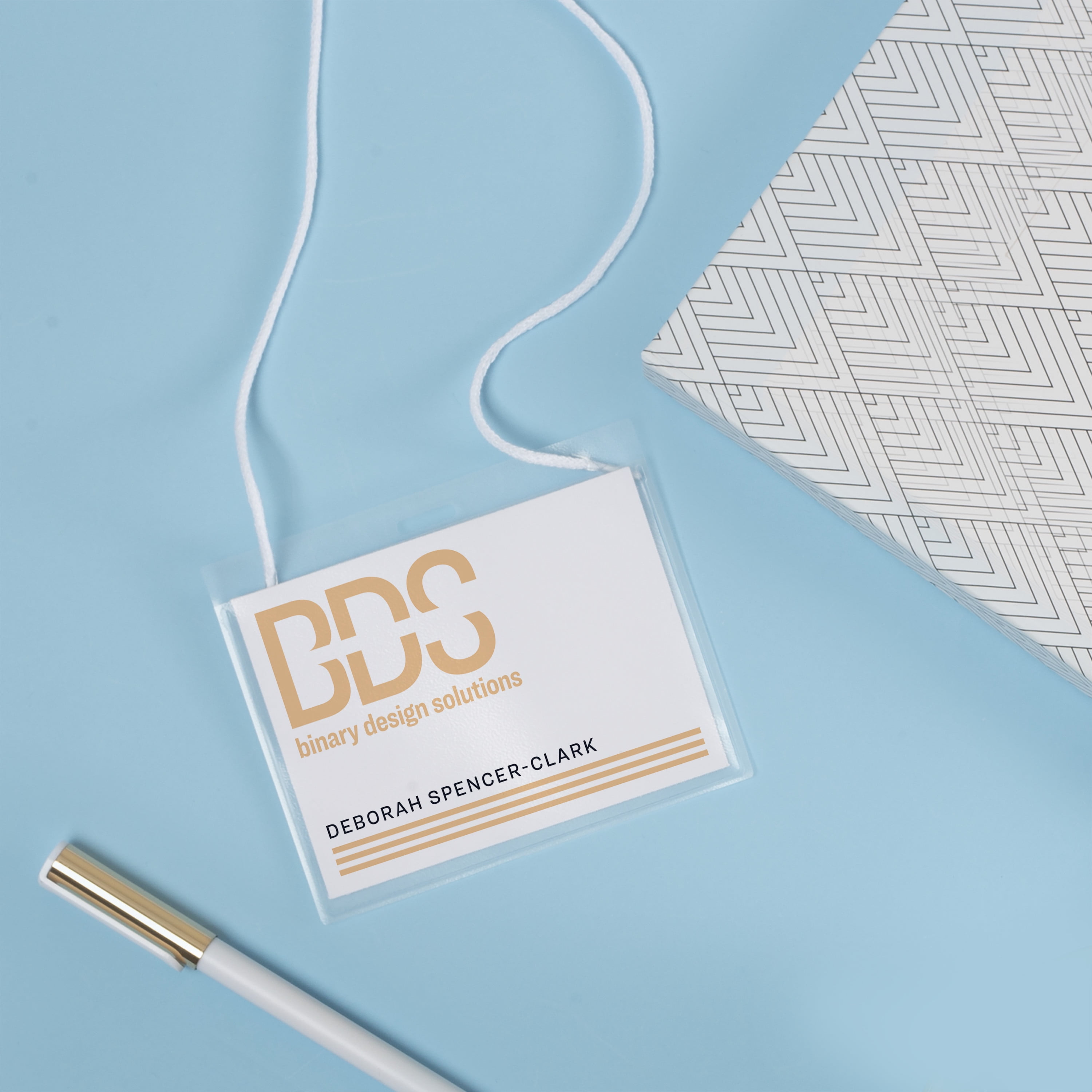 Avery Printable Name Badges with Cords, for Laser and Inkjet