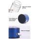 thumbnail image 3 of Bewildely Botella de agua rica en hidrógeno de acero inoxidable alimentada por antideslizante a prueba de golpes 420ml taza cilíndrica redonda Accesorios para electrodomésticos Azul oscuro Bewildely HA084653-05, 3 of 6