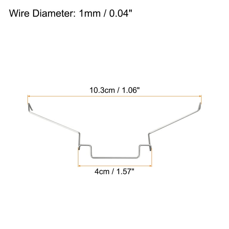 12cm Wire Fan Buckle Clips (8 Pack) With PWM Splitter - Lower Hook Type CPU Heatsink Fan Mounting Kit