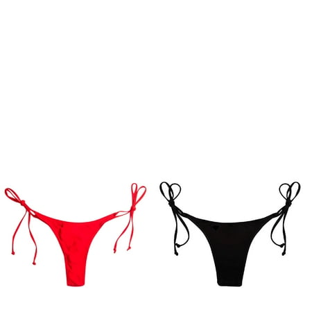 Wijhcboe 2 Pack Side Boys Swim Shorts 16-18 Bottom Thong Swimwear Brazilian Women Bathing Suit Shorts Bathing Bikini Women Tie Top Swimsuits for Women Swimsuit Swimwears Tankinis plus Swim Suit Lane