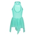 thumbnail image 2 of iiniim Kids Girls' Halter Sequined Lyrical Dance Tutu Dress Irregular Latin Ballet Dancewear, 2 of 7