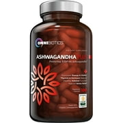 Organic Ashwagandha Supplement 1300 mg with KSM-66 Extract by OmniBiotics - 120 Vegan Capsules