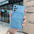 thumbnail image 3 of Card Bag Holder Clear Case For Xiaomi Redmi Note 10 Pro 9 9S 10S 11 11s 12 12s 12 Pro 5G Redmi 9 9A 9C 10C Soft Corners Cover, 3 of 5