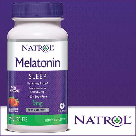 Natrol Melatonin 5 mg., 250 Fast Dissolve Tablets