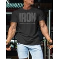 thumbnail image 3 of Gymish Iron Workout T-Shirt for Men, Funny Gym Shirts, Lifting T-Shirt, Deadlift Tee, Men's Gym Shirt, Workout Tops, Powerlifting & Bodybuilding Tee, 3 of 6
