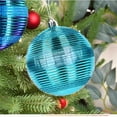 thumbnail image 6 of Christmas Ball Ornaments 4 Pcs - 4 inch Extra Large Shatterproof Christmas Balls, Striped Decorations Indoor, Novel Holiday Party Hanging Ornaments for Xmas Tree, Wreath, Vines, Pink, 6 of 9